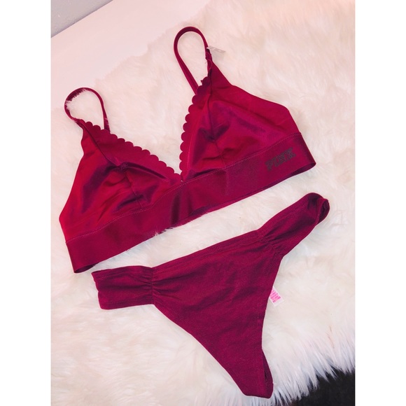 PINK Victoria's Secret Other - PINK Burgundy Set✨MEDIUM